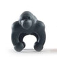 black gorilla made of silicone.