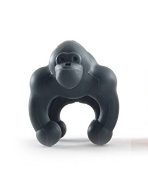 black gorilla made of silicone.