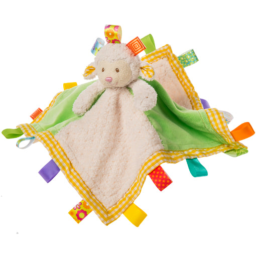 taggies sherbet lamb character blanket on a white background