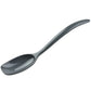 gray mini solid spoon on a white background