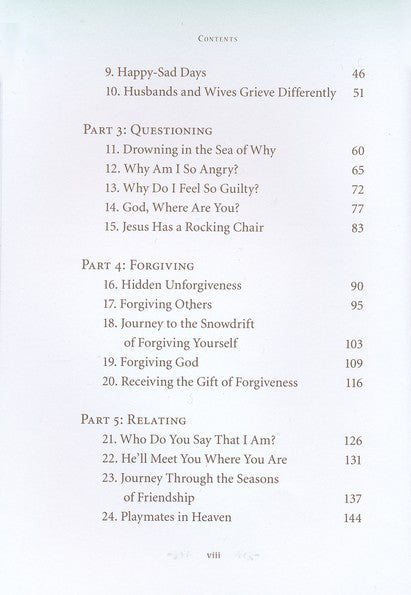 inside page continues the table of contents