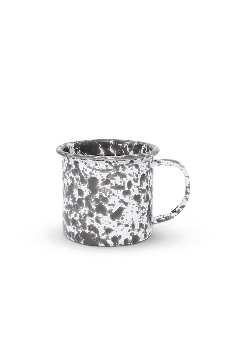 large gray mug on a white background
