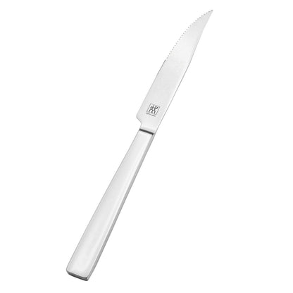 steak knife on white background
