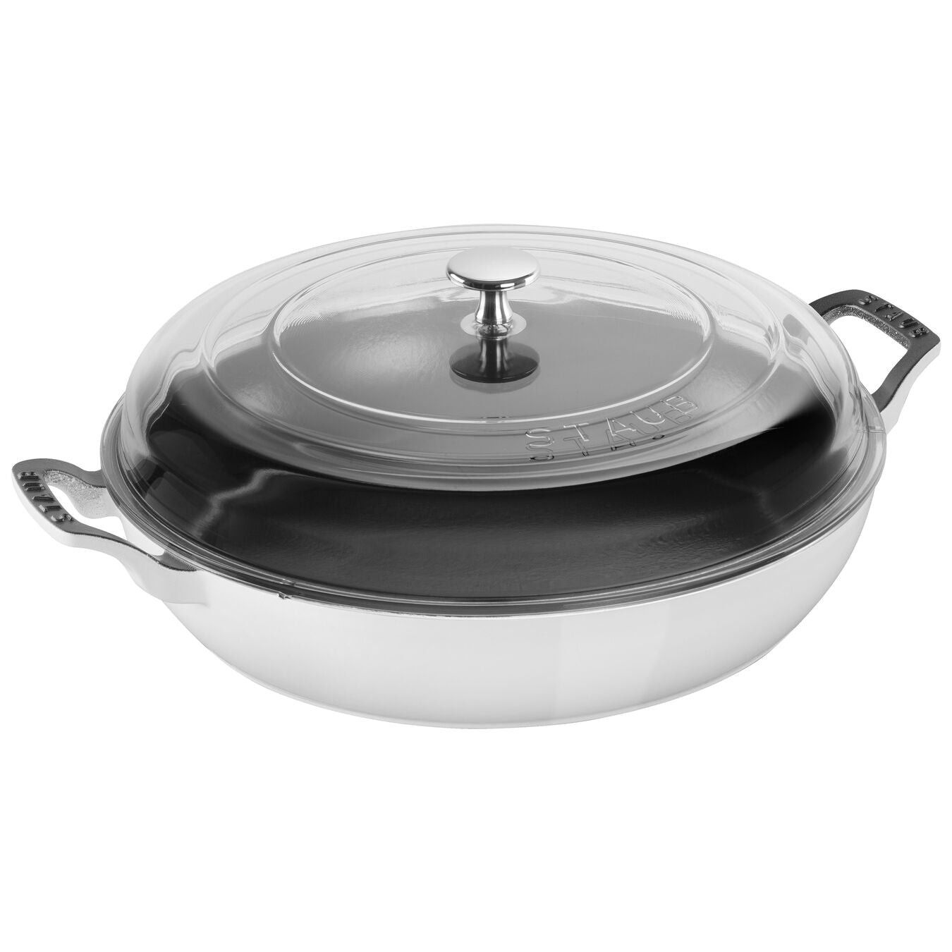 Staub - 3.5 Quart Braiser With Glass Lid