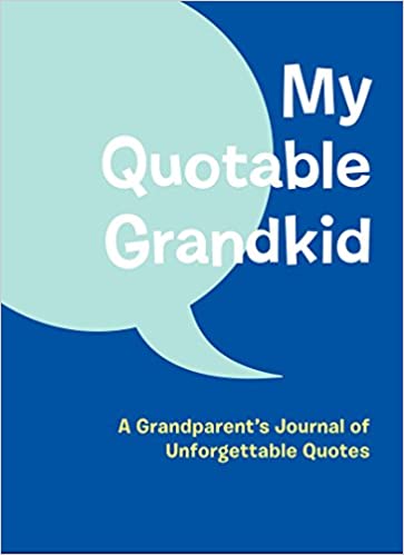 front cover in blue with illustration of a quote bubble and title