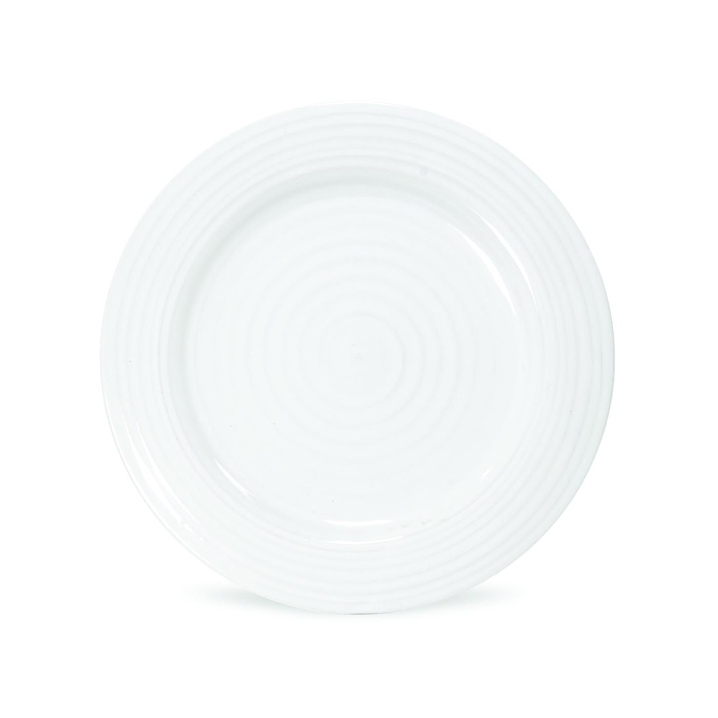 white salad plate.