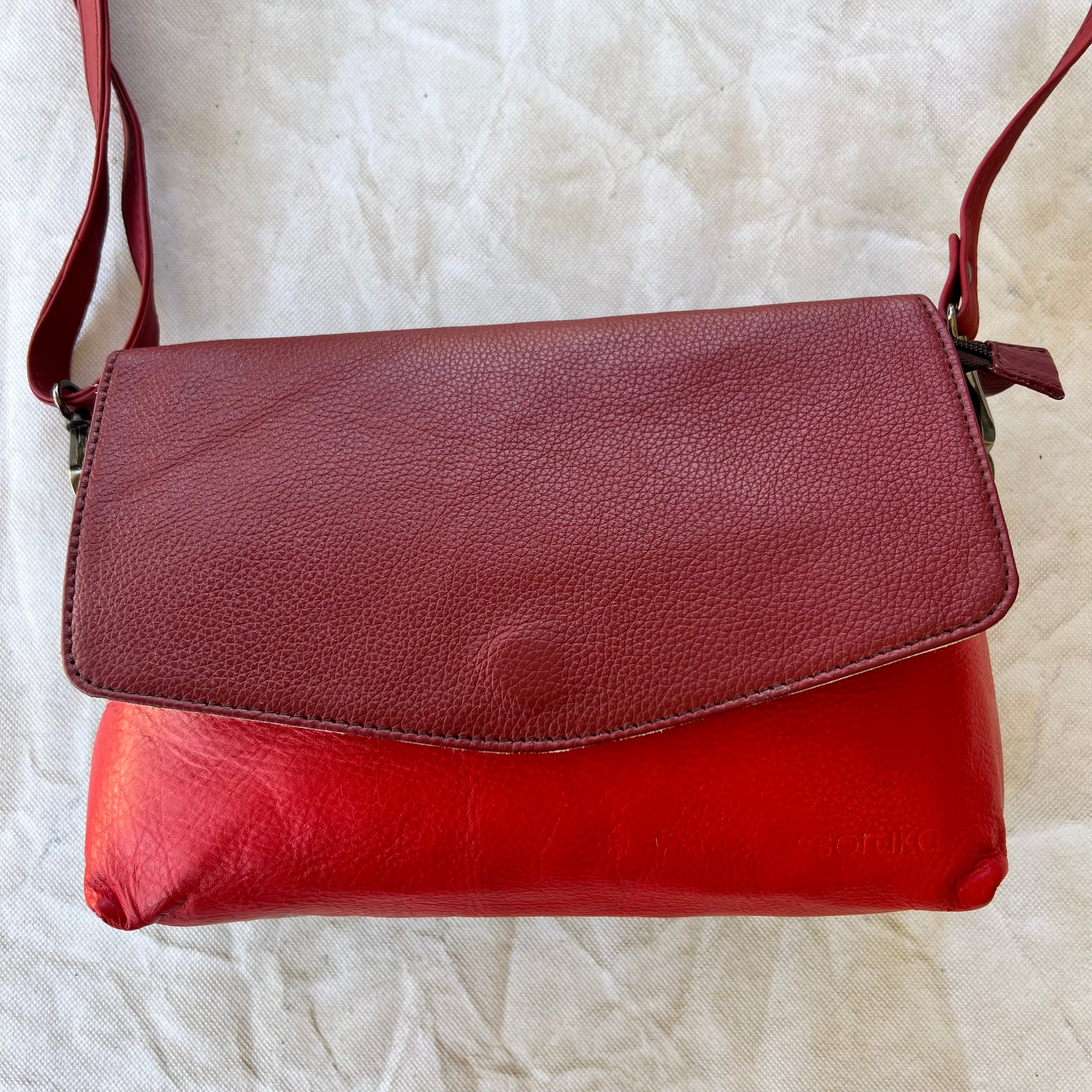WOMENS Kate Spade Red Leather Crossbody – Sandy's Savvy Chic Resale Boutique