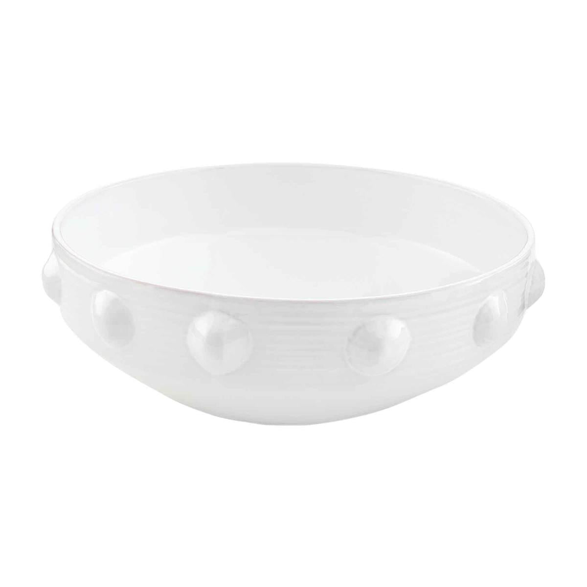 raised dot serving bowl on a white background
