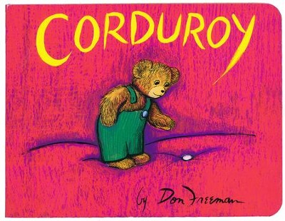 front cover of book is pink with illustration of a bear, title, and authors name