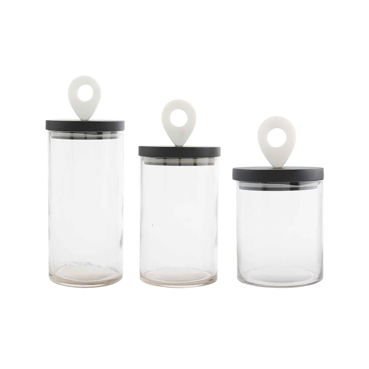 Mud Pie - Glass Canister Set – Kitchen Store & More