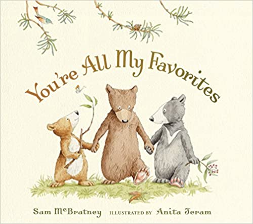 cover of book has illustration of three bears holding hands, title, authors name, and illustrators name