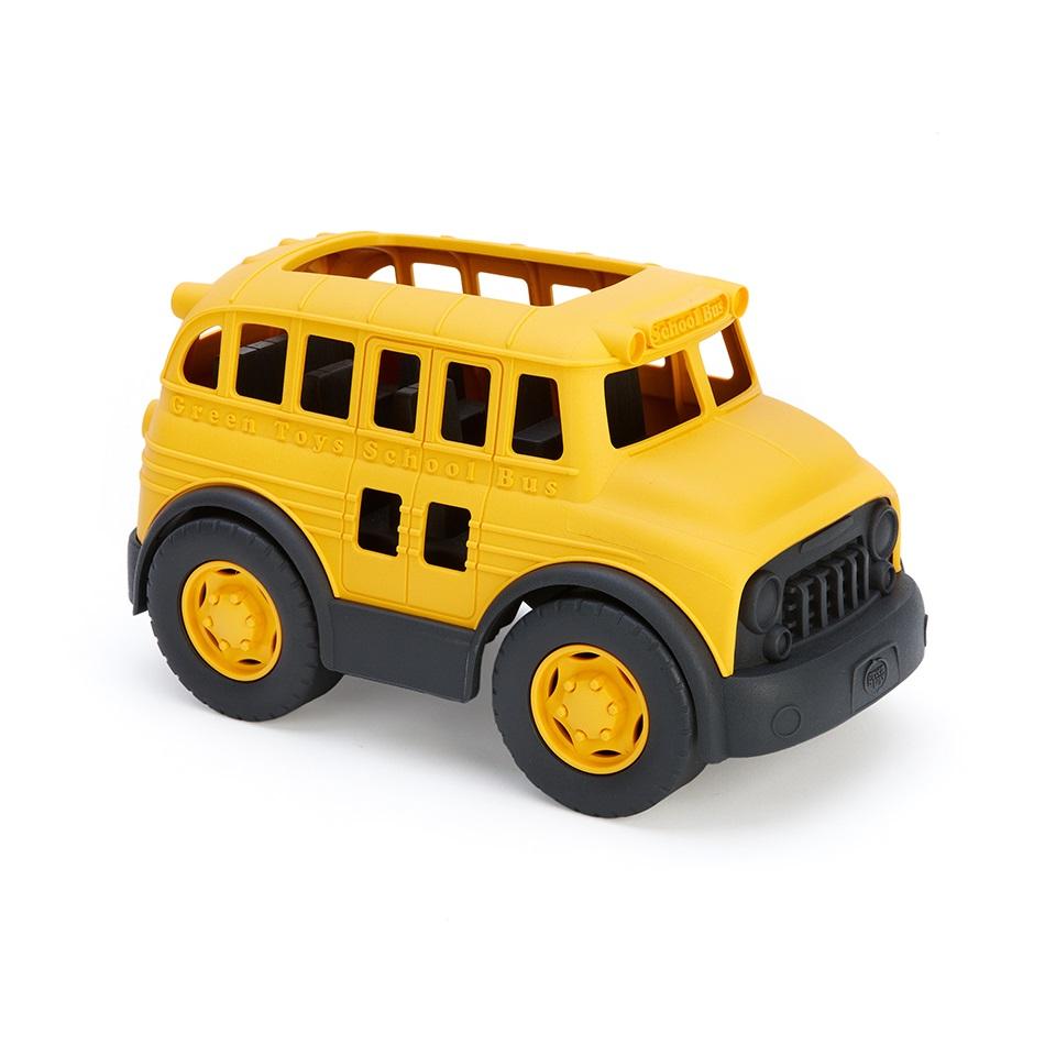 the school bus on a white background
