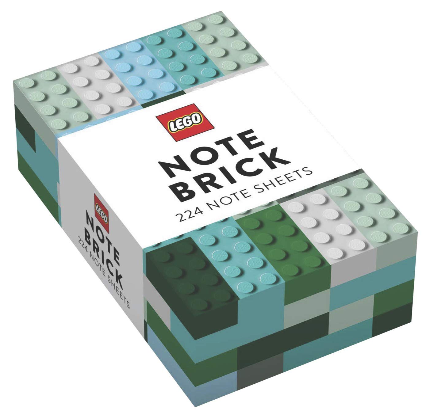 box designed with lego images.