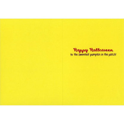 inside of card is yellow with orange and purple inside text