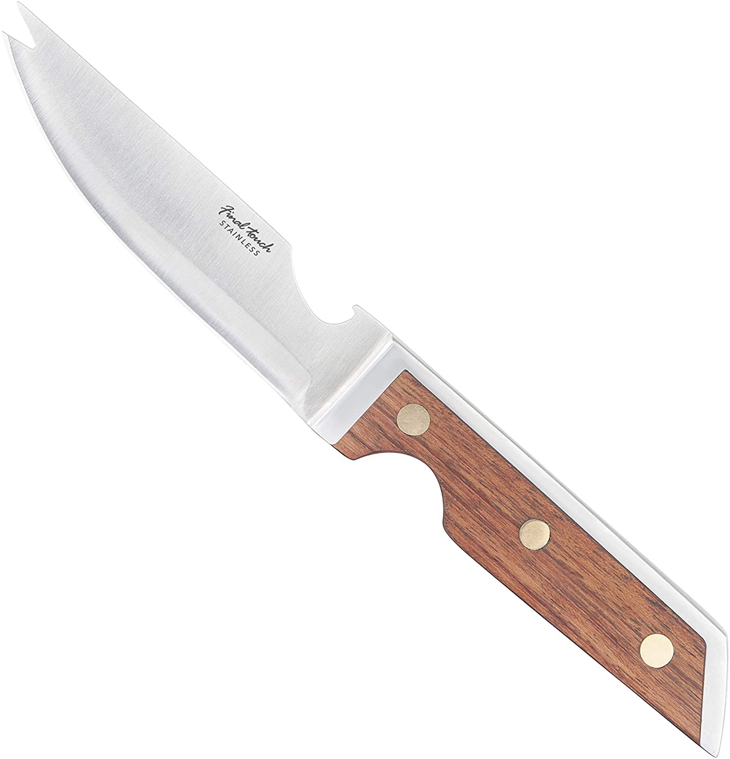 the bartenders bar knife on a white background