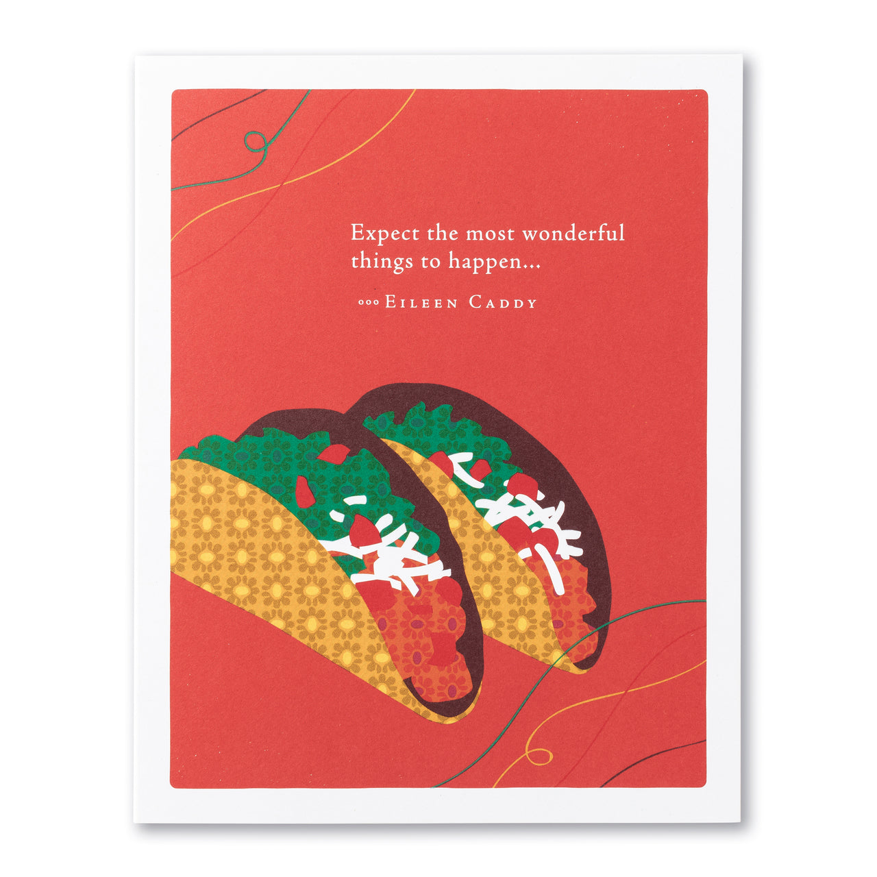 front is two tacos with text