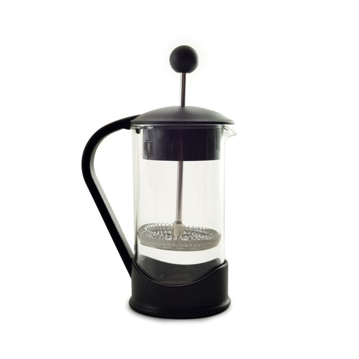 french press with press lifted.