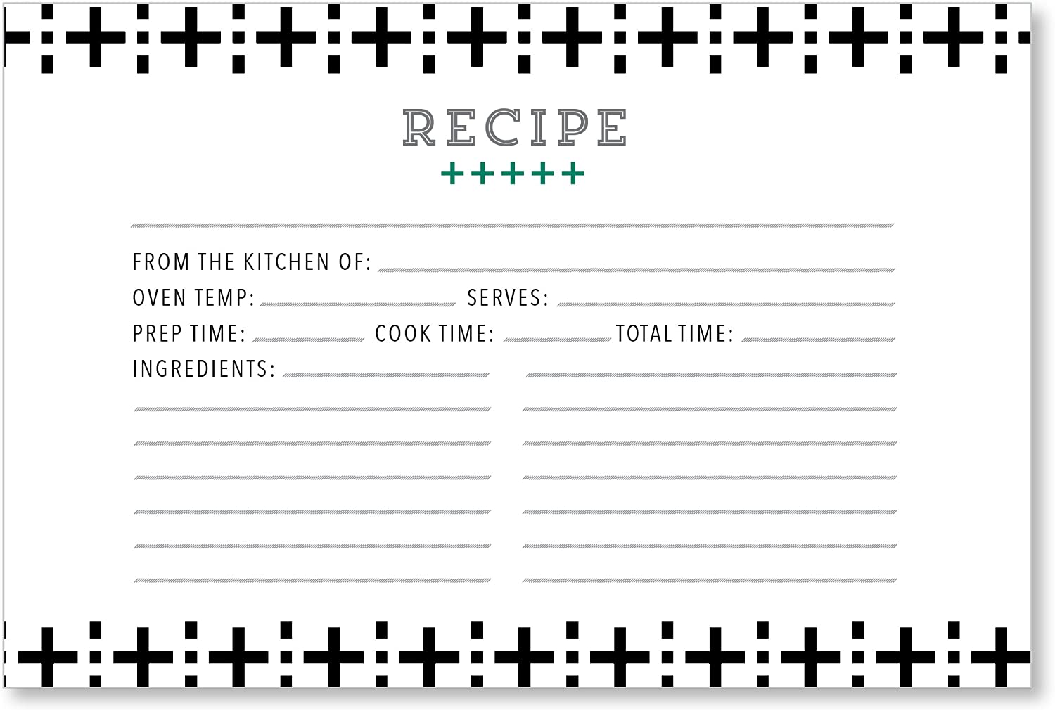 close up view of kitchen envy recipe cards on a white background
