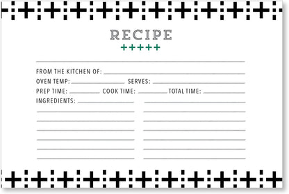 close up view of kitchen envy recipe cards on a white background