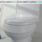 video of toilet being sprayed with toilet spray, stink bombs dropped in toilet, then flowers coming out of toilet.
