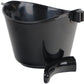 black batter bowl with handle removed.