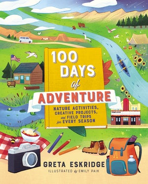 cover of book is a scene for going on adventures and title