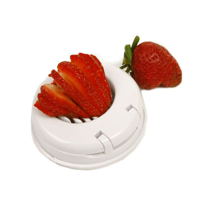 slicer with sliced strawberry.