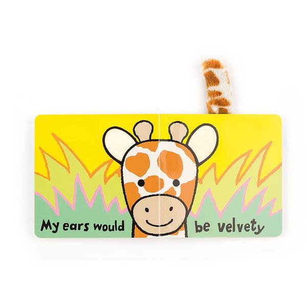illustration of if i were a giraffe board book on a white background