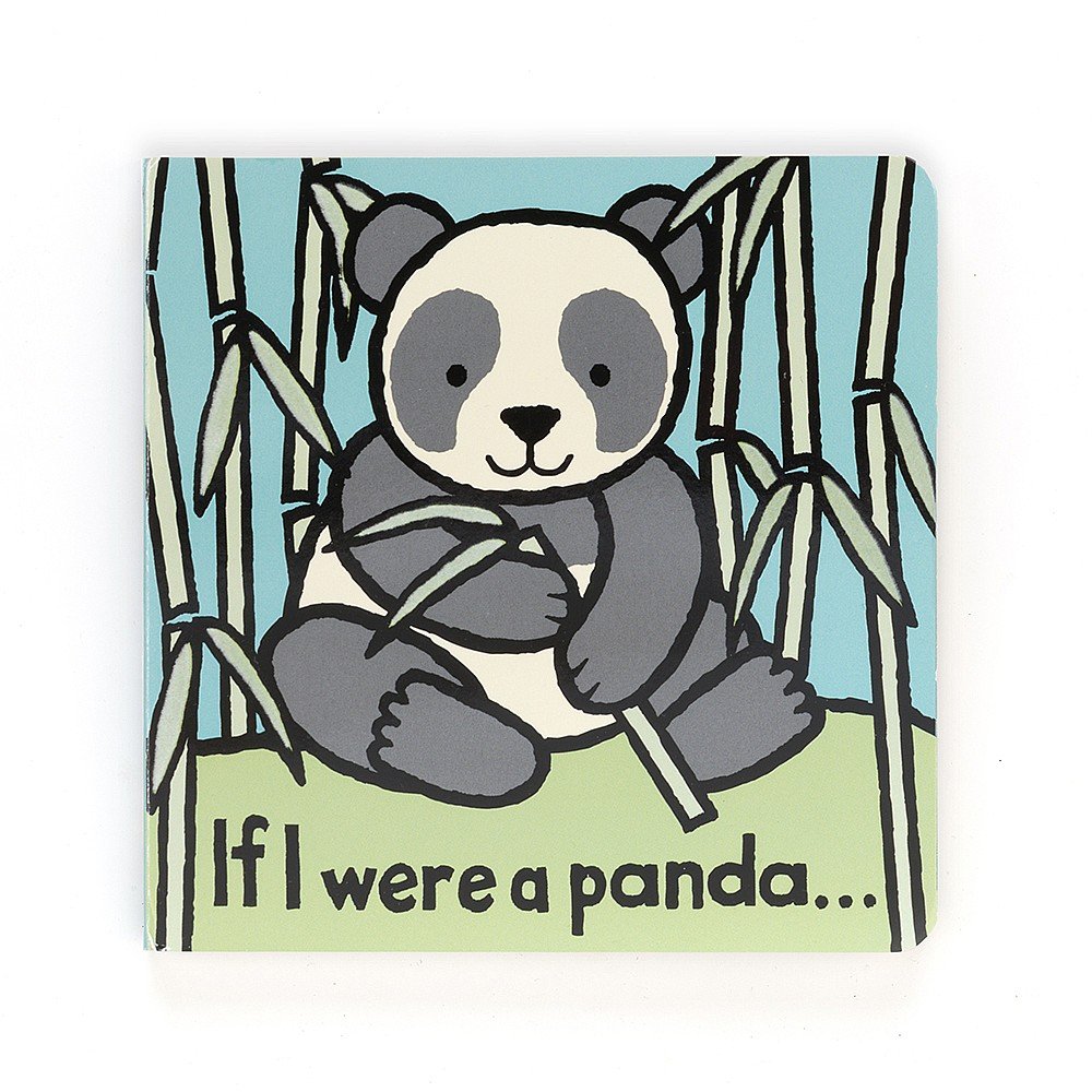 if i were a panda board book on a white background