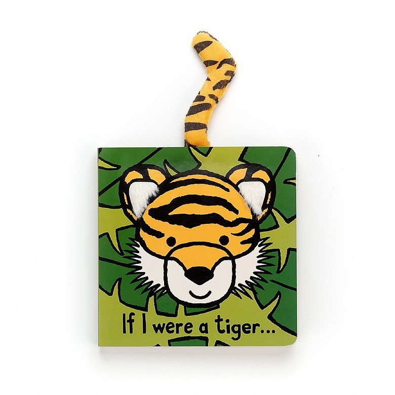 if i were a tiger board book on a white background