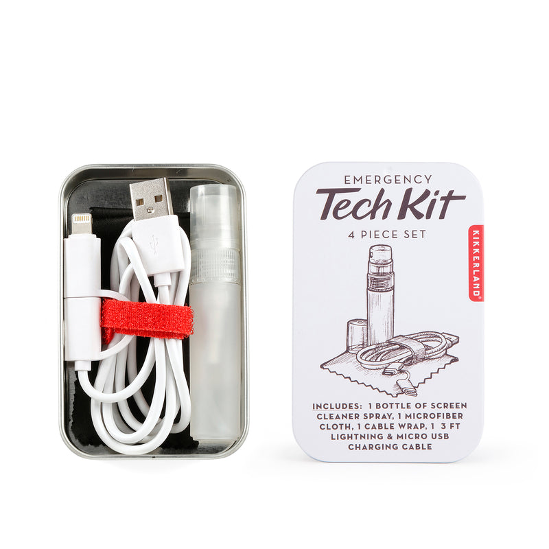 emergency tech kit displayed open on a white background