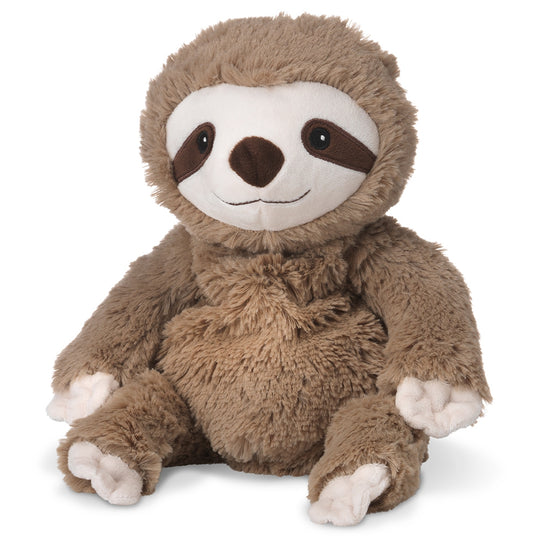 Sloth Plush Toy on white background.