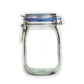 large mason jar zipper bag on a white background