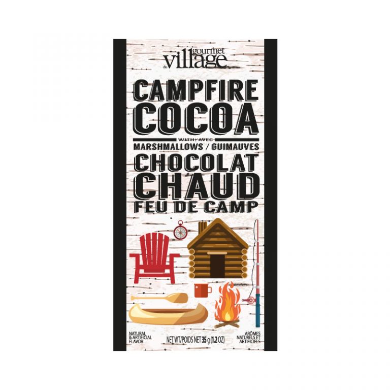 the campfire hot chocolate package on a white background