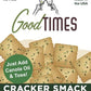 front of cracker smack truffle garlic package