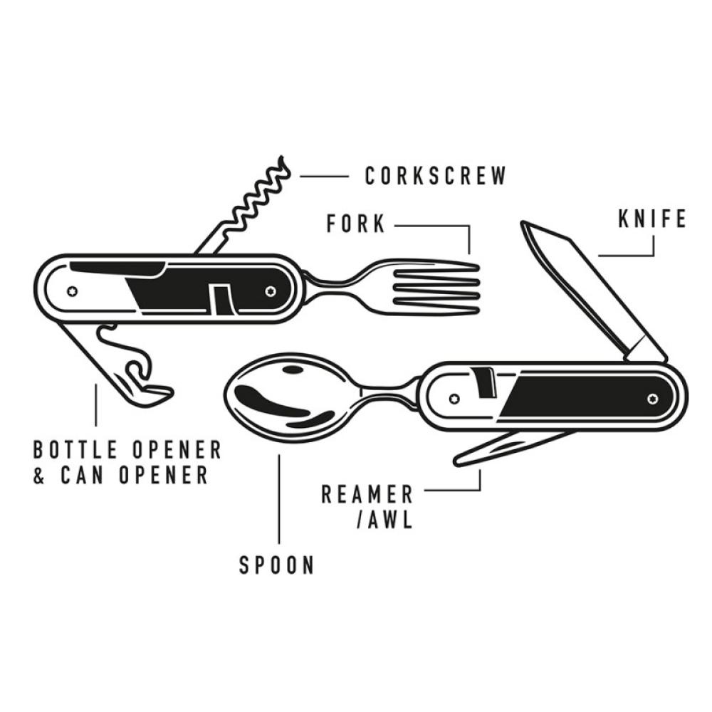 Gentlemen's Hardware - Camping Cutlery Tool