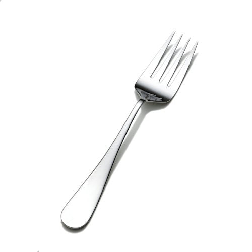 large meat fork on white background