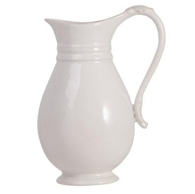 berry and thread acanthus pitcher on a white background