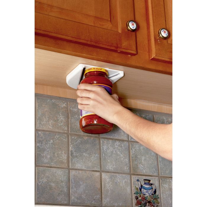 New Stainless Steel Can Opener Under The Cabinet Self-adhesive Jar