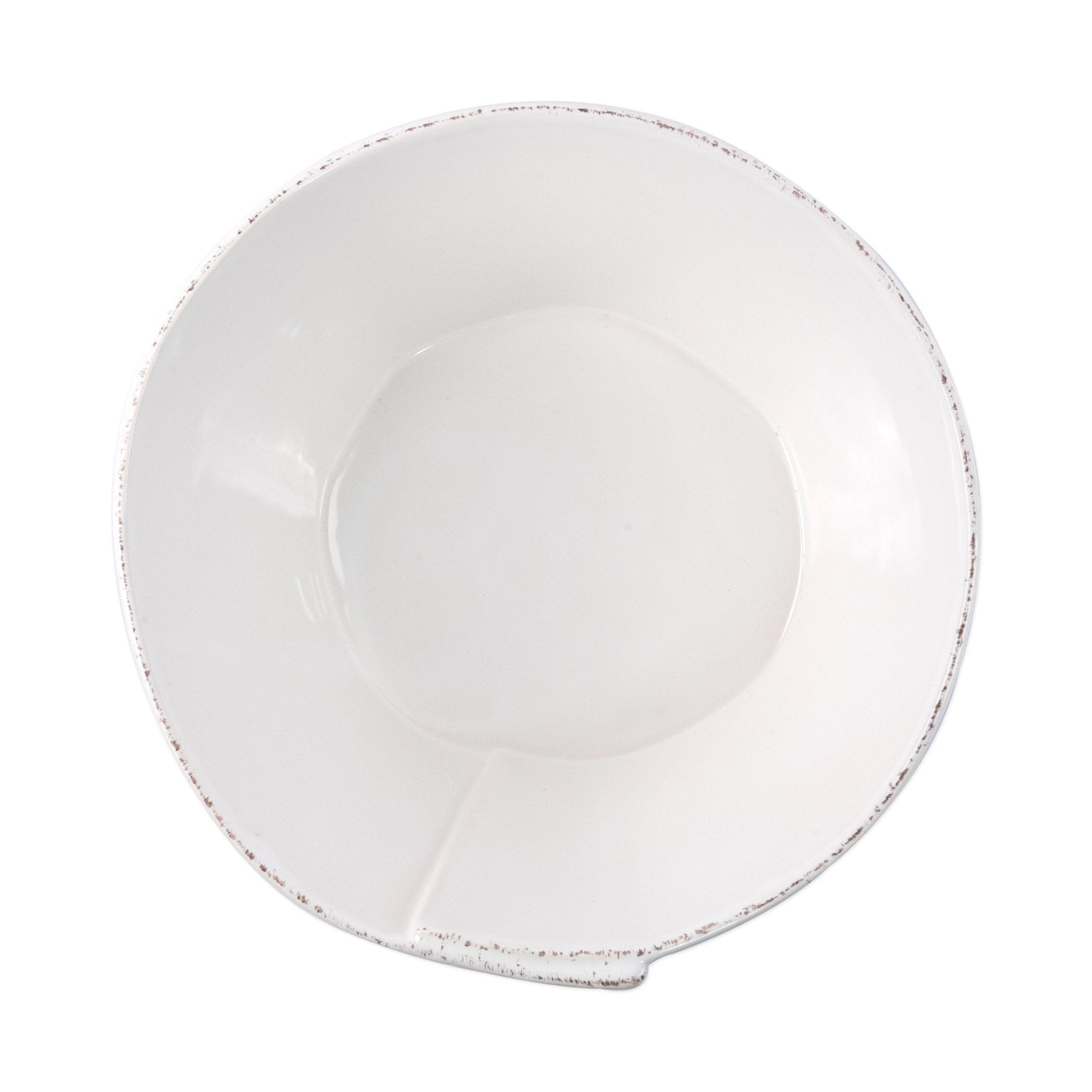 Top view of Lastra Holiday Serving Bowl