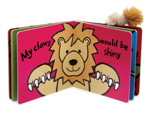 illustration of if i were a lion board book on a white background
