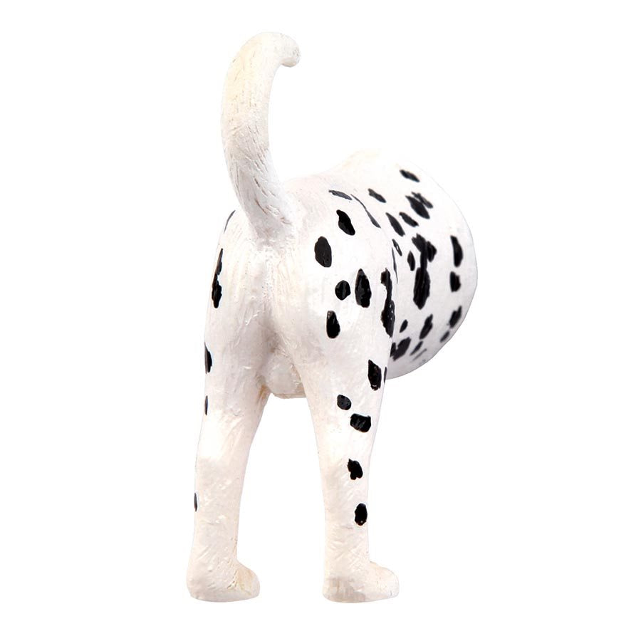 dalmatian dog butt magnet on a white background