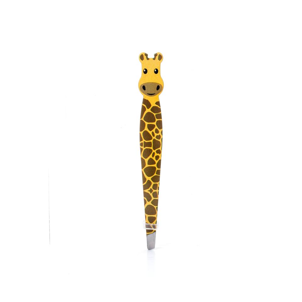 giraffe safari tweezers on a white background