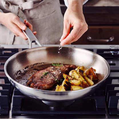 Stainless Steel Best Way To Fry Steak In Skillet Non Stick Cooking
