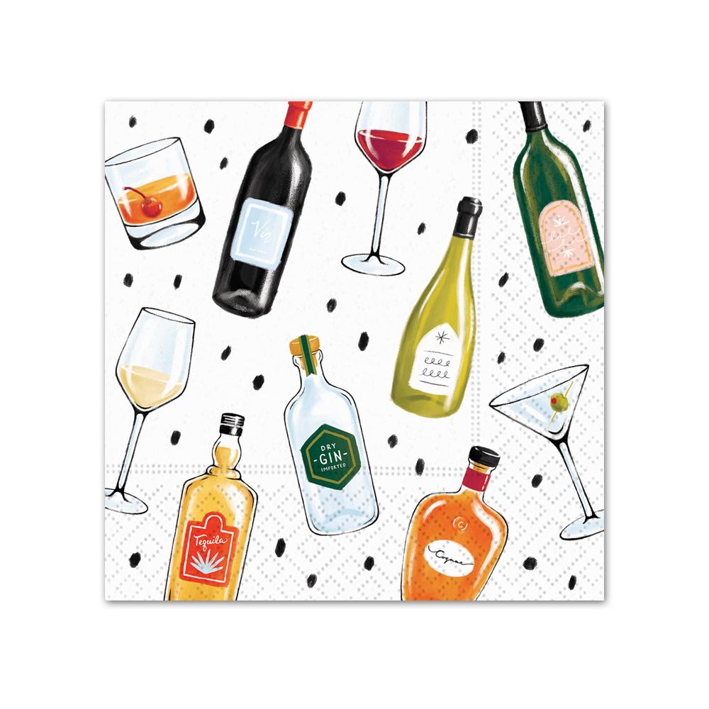 perfect pairing beverage napkins on a white background
