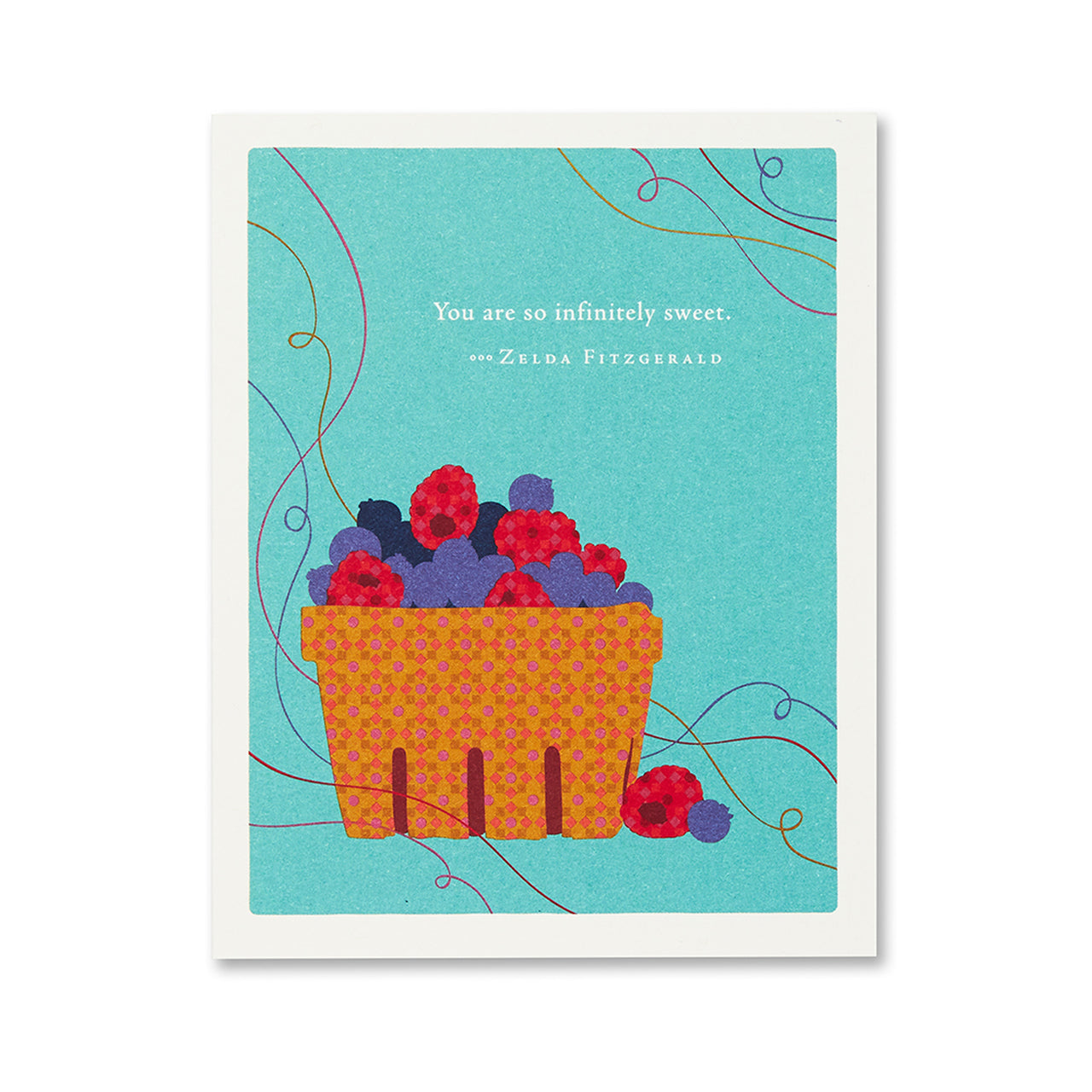 front is a berry box with over flowing berries and text