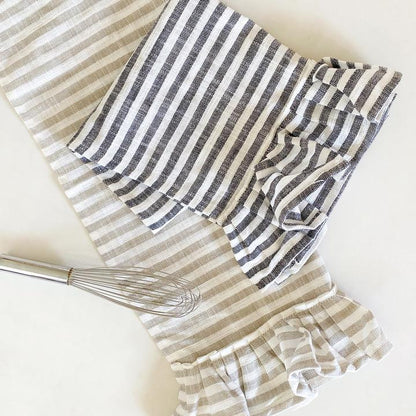 Creative Co-op - Floral & Waffle Weave Tea Towel Set – Kitchen