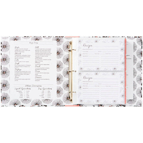 night and day blush recipe book open on a white background