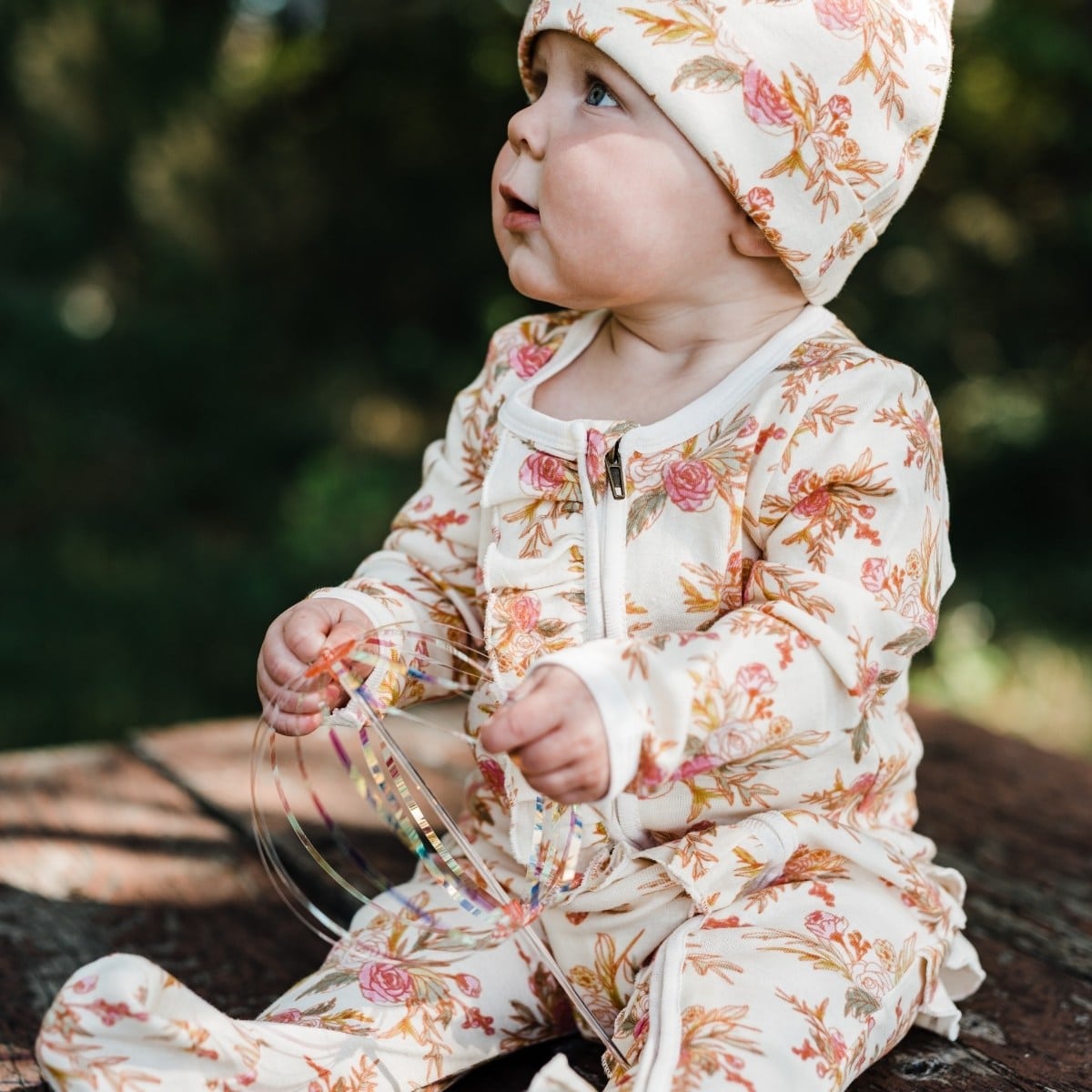 Vintage floral deals romper baby