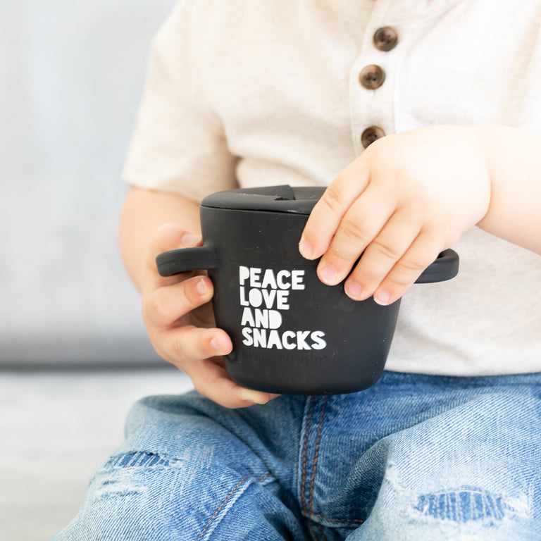 BELLA TUNNO Happy Snacker Spill Proof Snack Cups for Toddlers and